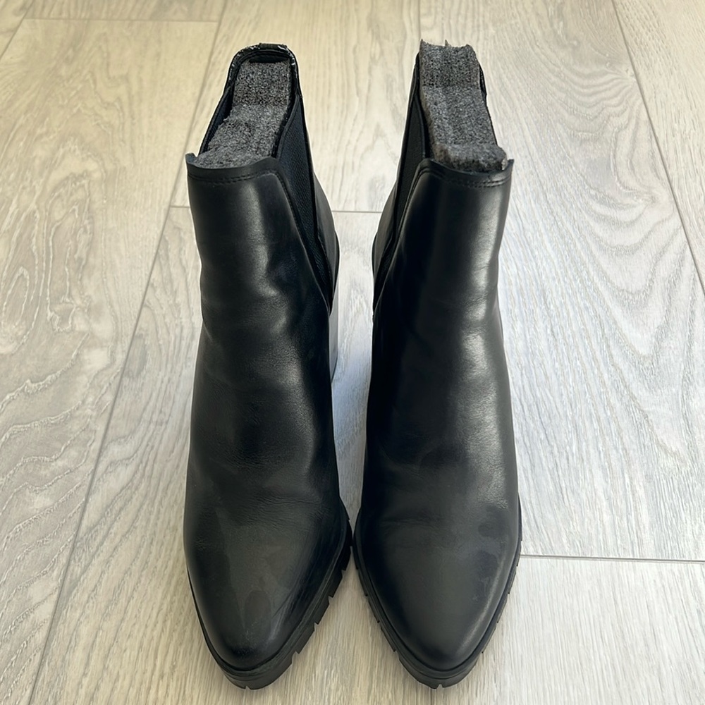 Sam Edelman Womens Kammie Black Heeled Boot size 10